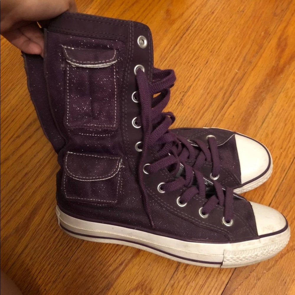 Calf high converse